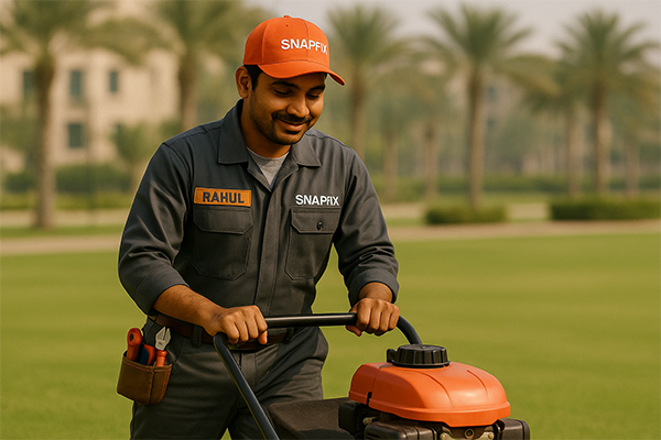Landscaping services offered.