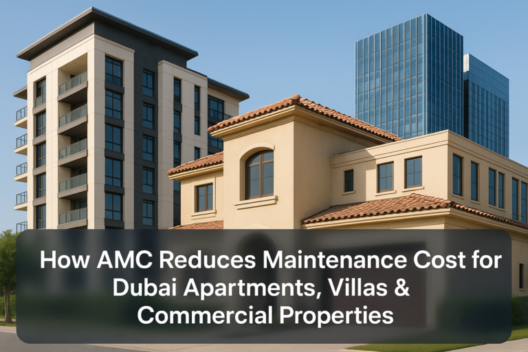 How AMC Reduces Maintenance Cost for Dubai Apartments, Villas & Commercial Properties