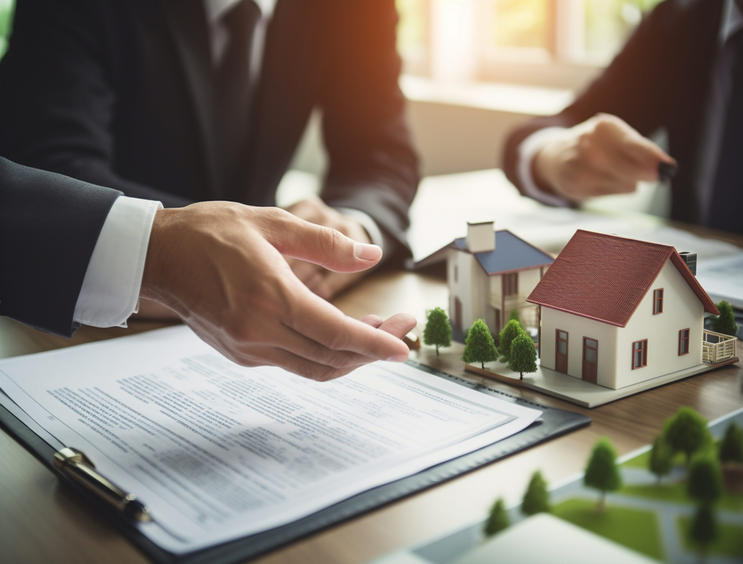 Real Estate Agent Working