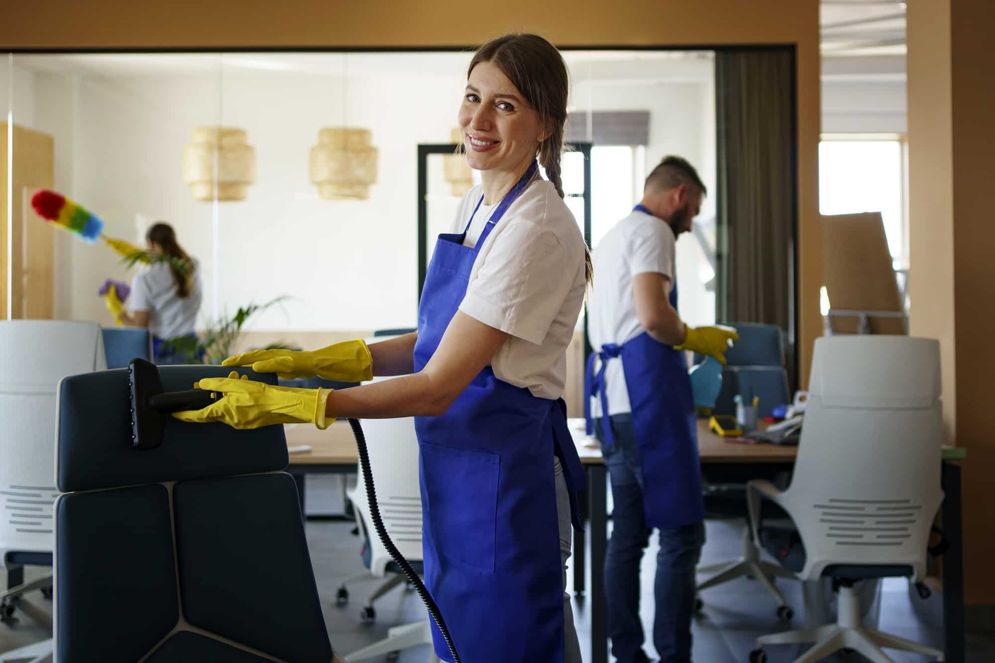 Professional Cleaning Service Team