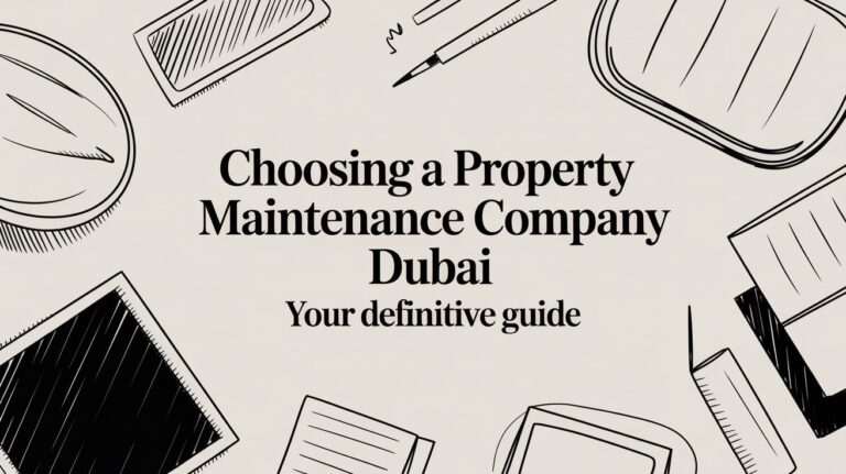 Choosing a Property Maintenance Company Dubai Your Definitive Guide
