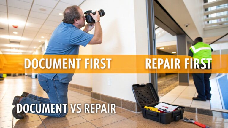 Repair First or Document First After Property Damage? A Decision Framework for UAE Asset Managers