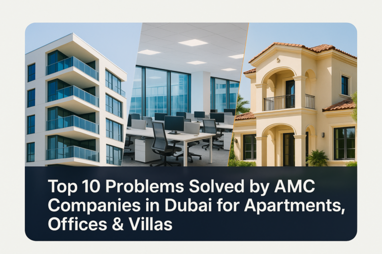 Top 10 Problems Solved by AMC Companies in Dubai for Apartments, Offices & Villas